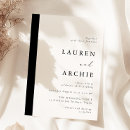 Search for classic white wedding invitations Minimal