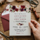 Search for red wedding invitations Rustic