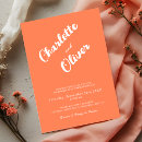 Search for coral wedding invitations Simple