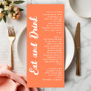 Search for formal dinner menus Minimalist