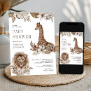 Recherche de lion cartes invitations C'est un garçon