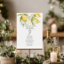 Search for lemon wedding seating charts Elegant