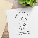 Search for polar bear rubber stamps Cute