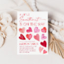 Search for valentine day baby shower invitations Pink and red