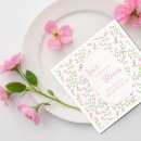 Search for love napkins Love in bloom