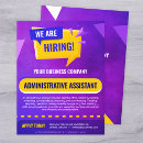 Search for job flyers Blue
