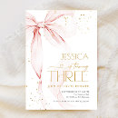 Search for girls 3rd birthday invitations For her