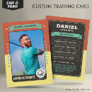 Recherche de golfeur cartes visite Modèle