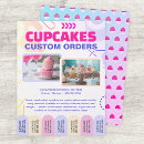 Search for dessert flyers Cupcakes
