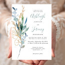 Search for winter spring fall wedding invitations Watercolor