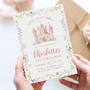 Search for once upon a time 1st birthday invitations Floral