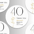 Search for 40 years stickers Simple