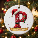 Search for letter p ornaments Xmas