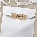 Search for rustic country wedding return address labels Calligraphy