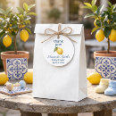 Recherche de bleu méditerranéen autocollants Baby shower italien