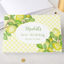 Search for first birthday guest books Baby girl