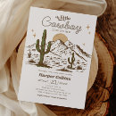 Recherche de western baby shower invitations Campagne