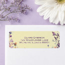 Search for boho feather return address labels Botanical