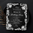 Recherche de dentelle blanche invitations Gothique