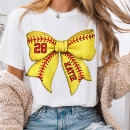 Search for softball team tshirts Coquette bows