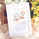 Search for elegant vintage high tea invitations Bride