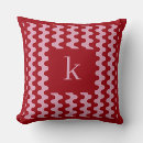 Recherche de rose rouge coussins Initiale