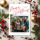 Search for script typography christmas cards Red and white