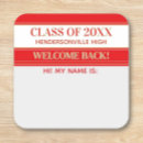 Search for welcome back stickers Red