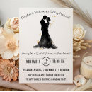Recherche de silhouette de couples invitations Noir et blanc
