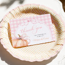 Search for pumpkin baby shower thank you cards Coquette