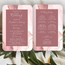 Search for dusty rose wedding programs Elegant