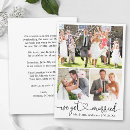 Search for reception wedding announcement cards Just married