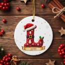 Search for letter l ornaments Xmas