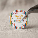 Search for fun birthday stickers Primary colours