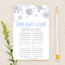 Search for snowflake baby shower games Winter