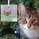Search for ginger cat ornaments Green