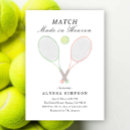 Search for tennis match invitations Cocktails and country clubs