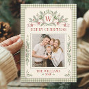 Search for monogram christmas cards Elegant