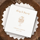 Search for fun cocktail wedding napkins Cute