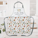 Search for vintage botanical aprons Watercolor