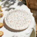 Recherche de beige assiettes en papier Bébé en fleurs