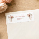Search for pink cross return address labels Elegant