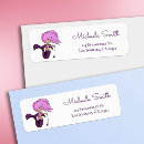 Search for mermaid return address labels Purple