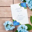 Search for hydrangea rehearsal dinner invitations Blue hydrangeas