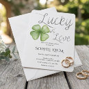 Recherche de trèfle quatre feuilles invitations Chanceux en amour
