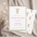 Search for mistletoe christmas invitations Red and green