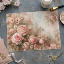 Search for blush pink floral tissue paper Roses