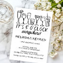 Search for funny cocktail party invitations Hand drawn