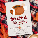 Search for funny football invitations Friendsgiving