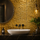 Search for metallic gold tiles Modern
